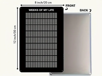 Weeks of Life Metal SIgn