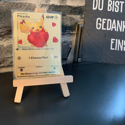 Pikachu Metallkarte